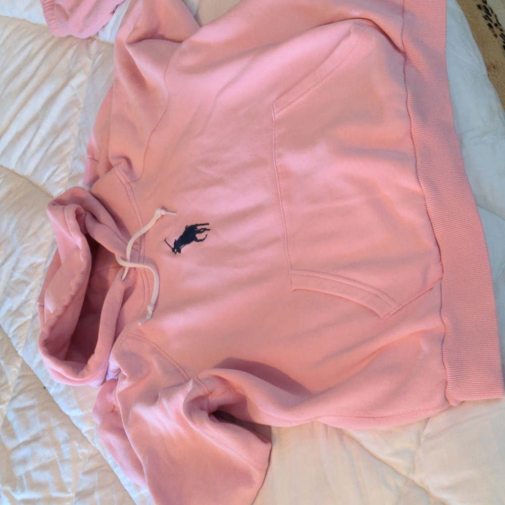 Polo Pink Sweatsuit Hoodie XL Pants L